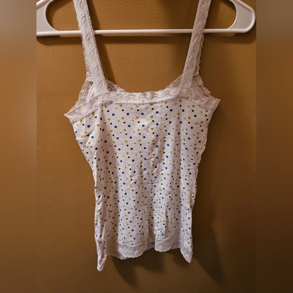 Kirra Polka-Dot Lace Tank Top - Picture 2 of 3